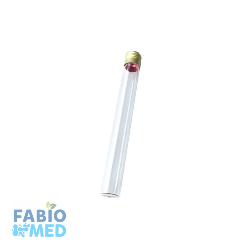 Lot De 5 Tubes à Essai En Verre Borosilicaté Avec Bras Latéral - 18 Cm, Pour Élevage Fourmis Ou Expériences Laboratoire