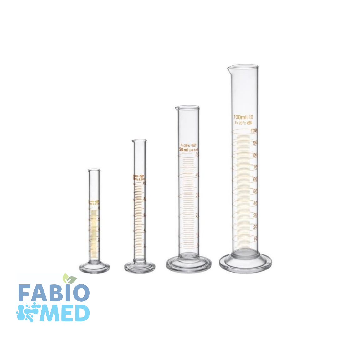 Éprouvette en verre clair 50ml
