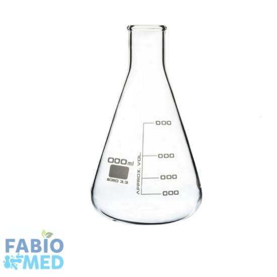 Erlenmeyer en verre 1L