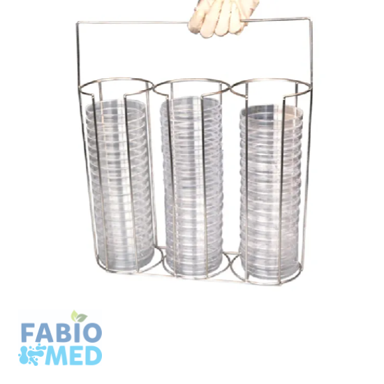 portoir pour boite de petri 90mm fabiomed