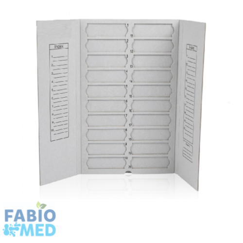 Plateau pour lame en carton