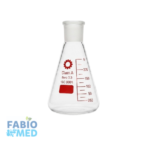Erlenmayer en verre 250ml col rodé 29/32
