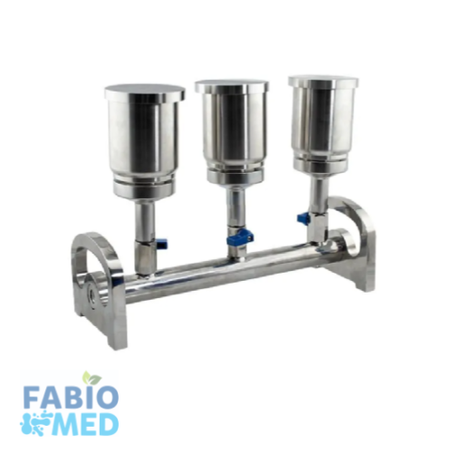 Rampe de filtration 3 postes en inox